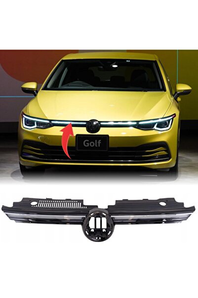 gkl Vw Golf 8 Ön Panjur Beyaz Kayar Ledli 2021-2023 5H0853653