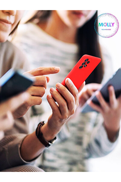 Molly Samsung Galaxy A32 İçin Kot Mavisi Liquid İçi Kadife Silikon Kılıf