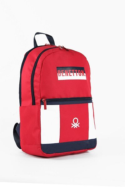 United Colors of Benetton BNT04287 Red Unisex Backpack
