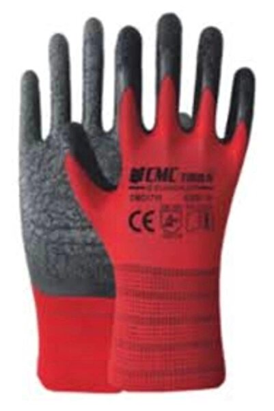 Ymc 5 Adet Cmc Tools Kırmızı Nıtrıl Eldıven 12 No 10