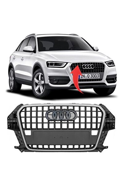 gkl Audi Q3 Ön Panjur Kromlu 2012-2015 8U0853651H
