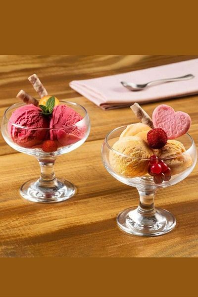 Paşabahçe Ice Ville 6-Piece Bowl Ice Cream Bowl 440336   280 Cc