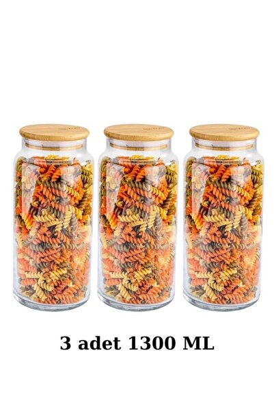 Bambum Zone 6'lı 800ml ve 1300ml Cam Saklama Kabı Seti
