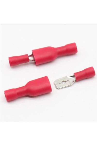 Mas MAS (40 Adet) Mffd-1638 Tam Izoleli Dışı Faston + Mfe-1638 Erkek (0.5-1.5...