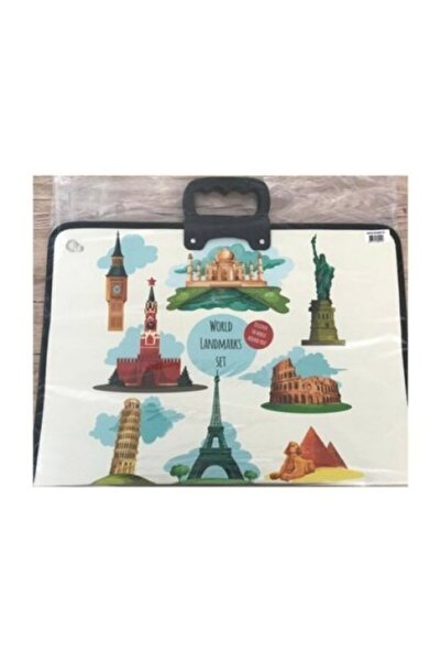 Südor Proje Çantası Karma Desenler Baskılı 38*55