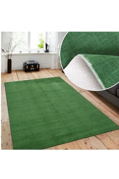Nesrin Balkon Için Jel Taban Çim Görünümlü Kaymaz Halı