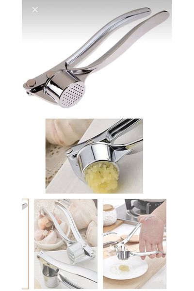 LeesHome Stainless Garlic Crusher