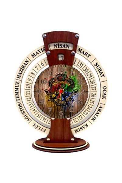 Genel Markalar Harry Potter Hogwarts Sonsuz Maya Takvimli Saat