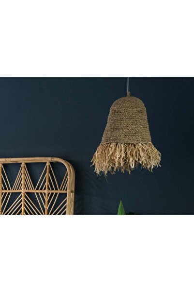 mammoly Bali Tarzı Doğal Rafya Avize