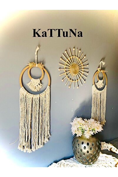 kattuna Bohemian Macrame - 3-Piece Wall Decoration Product