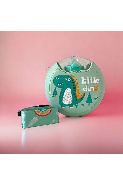 Coco Joy Çocuk Su Matarası(YUVARLAK LITTLE DINO DINOZOR DONUT)