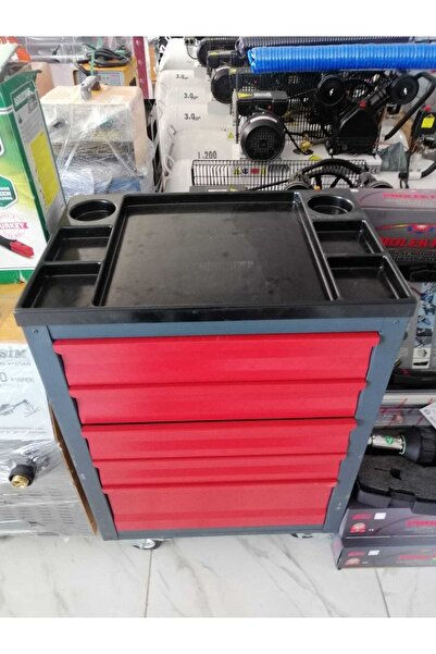 özyıldız 5 Çekmeceli Takım Arabası Takım Dolabı Kilitli