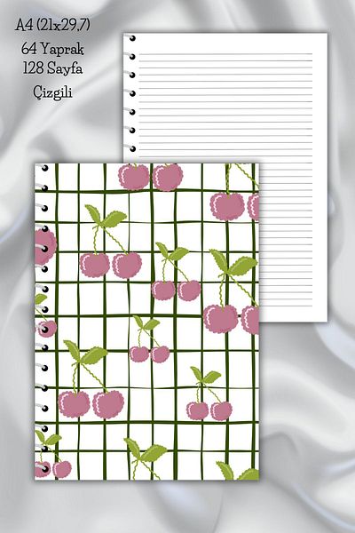 daily notebook دفتر ملاحظات مدرسي مكون من 64 ورقة مقاس A4 - 21x29.7 سم
