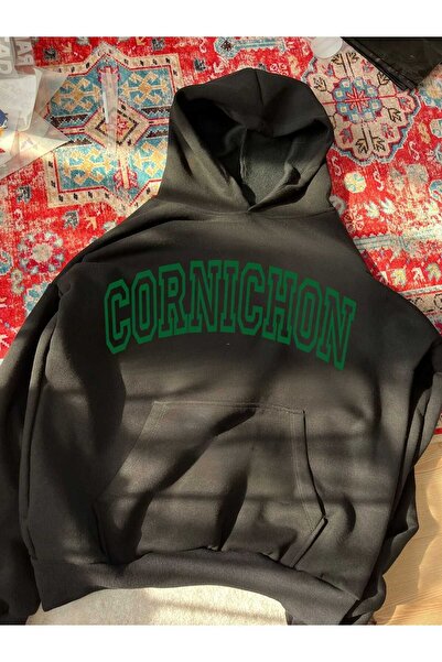 MAYDAY CULTURE Hanorac negru unisex cu glugă - pentru femei/bărbați