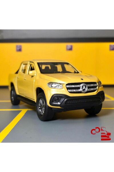 WELLY Mercedes-benz X Class 1/36 Ölçek *c&c Model Garage* Çek Bırak Metal Mod...