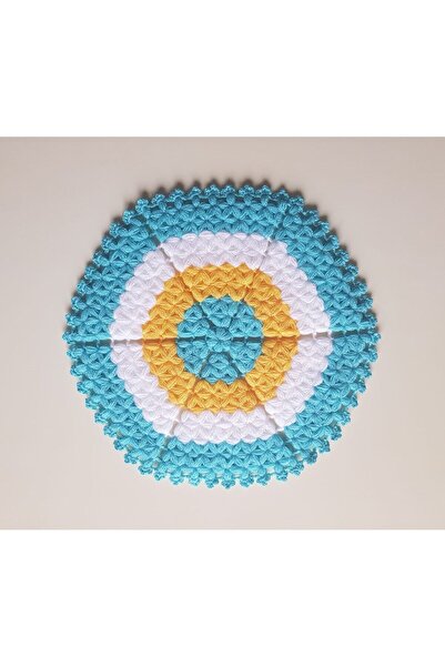 HERŞEY FIRSAT صوف محبوك يدويًا للحمام - مع خرز عين الشر