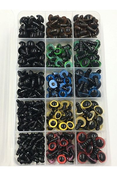 AYCEM Amigurimi Screw Eye Set (300 Pieces - 150 Pairs)