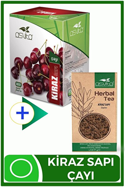 ASVİTA Kiraz Sapı Çayı 50 Süzen + Kiraz Sapı 50 gr