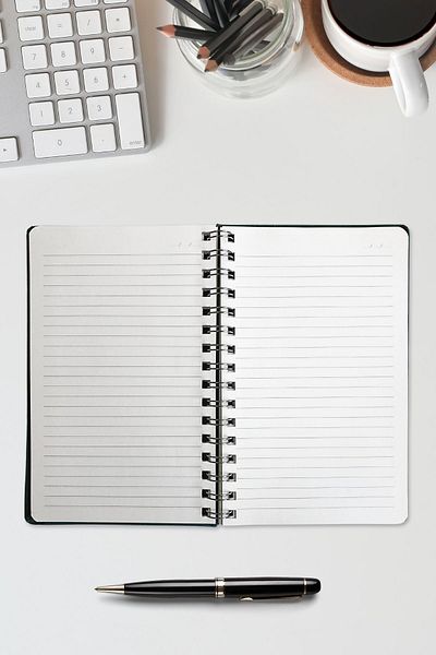 Copyder A5 Spiral Notebook - Hard Cover, 200 Sheets