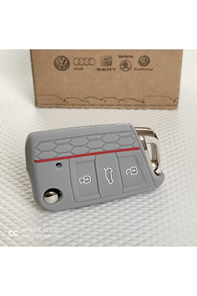 Fabrikasyon غطاء مفتاح سيليكون لسيارة فولكس فاجن، سكودا، سيات