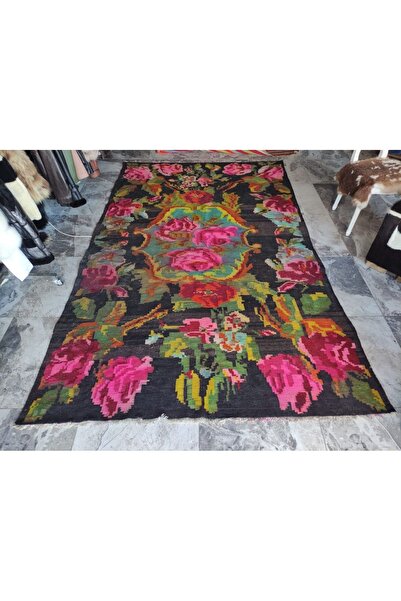 Vintage Karabağ Kilim El Dokuma Kilim