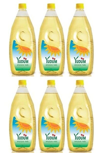 Yudum Ayçiçek Yağ 2 Lt 6 Adet