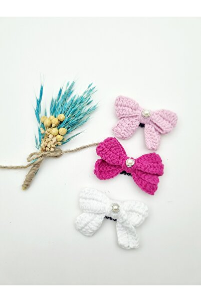 Çağrı Store 3 Pieces of Sheetless Baby Buckle with Pearl Stones - Buckle Hand...