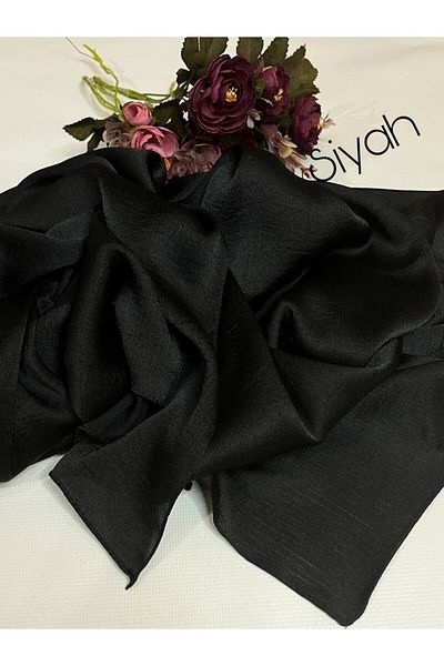 KROREN Ipekyolu Scarf Black Janjan Shawl