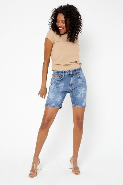 CRC JEANS Boy Sprey Desenli Şort