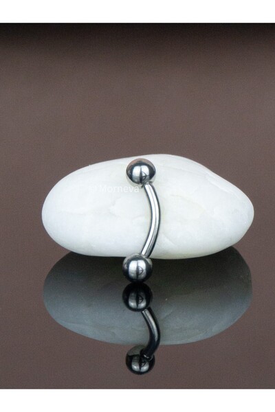 MORNEVA Titanyum Basic Banana Kaş Daith Piercingi 6mm ( 1 adet )