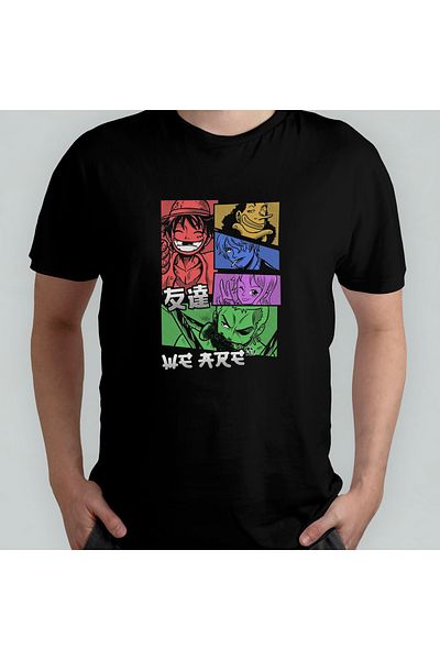 Pixxa Μπλουζάκι One Piece Crew Neck 100% βαμβακερό - 1