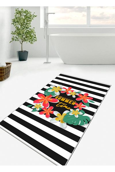 Ardizayn Summer Time - Βαμβακερή υφαντή βάση (80X120 CM) Μοκέτα μπάνιου