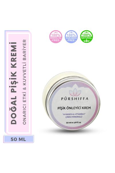 Pürshiffa Doğal Pişik Önleyici Krem 50 Ml