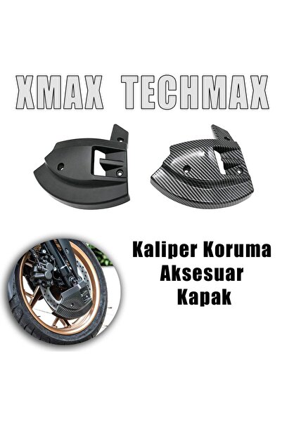 YSGMOTOPARTS Xmax Techmax 250/300 2023-2024 Ön Kaliper Disk Koruma Modifiye Karbon