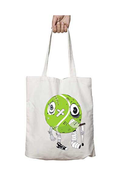 ART HEDİYE بولا دي تنس قابلة للغسل على الجانبين - حقيبة كتف للمدرسة والشاطئ