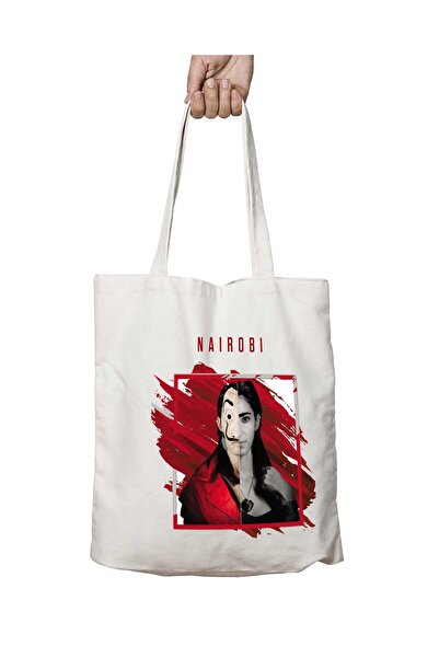 ART HEDİYE نيروبي لا كاسا دي بابيل - حقيبة كتف ثابتة وقابلة للغسل على الجانبين