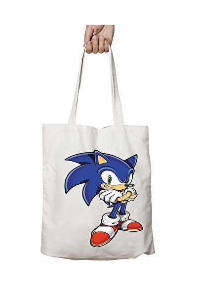 ART HEDİYE حقيبة كتف سونيك دائمة على الجانبين وقابلة للغسل