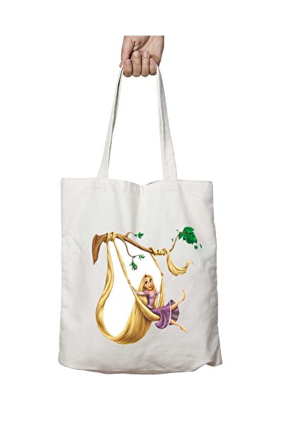 ART HEDİYE Rapunzel PNG Image - Двостороння міцна та пральна сумка через плече