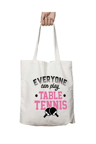 ART HEDİYE طاولة تنس الطاولة - حقيبة كتف تدوم طويلاً وقابلة للغسل على الجانبين