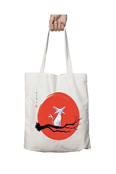 ART HEDİYE Pokemon Psychic - Espeon, двостороння міцна та пранна сумка через ...