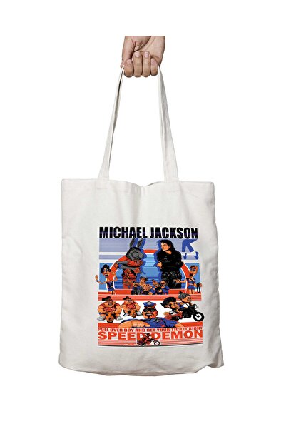 ART HEDİYE Speed ​​Demon Michael Jackson - Πλενόμενη μόνιμη τσάντα ώμου για τ...