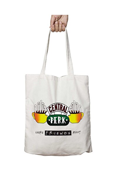 ART HEDİYE Central Perk Friends - Dvostrana trajna i Y Perivo torba za rame T...