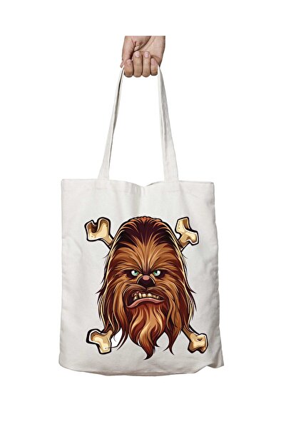 ART HEDİYE Chewbacca Star Wars - Двостороння міцна та пральна сумка через плече