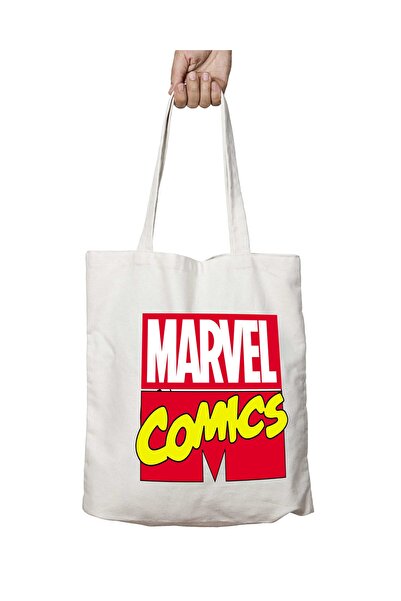 ART HEDİYE MARVEL COMIC - حقيبة كتف ثابتة وقابلة للغسل على الجانبين