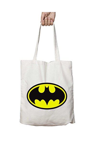 ART HEDİYE Λογότυπο Batman διπλής όψης, ανθεκτική και πλενόμενη υφασμάτινη τσ...