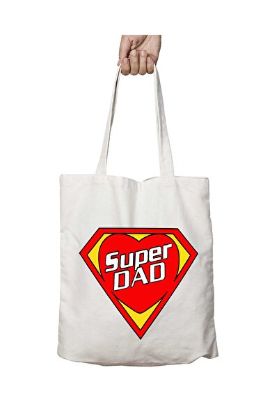 ART HEDİYE Superdad - حقيبة كتف ثابتة وقابلة للغسل على الجانبين