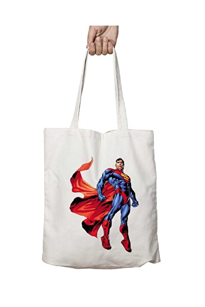 ART HEDİYE superman one million two Sides Μόνιμη τσάντα ώμου για σχολείο και ...