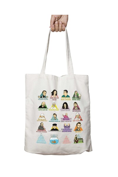 ART HEDİYE إردال باكال - حقيبة كتف ثابتة وقابلة للغسل على الجانبين