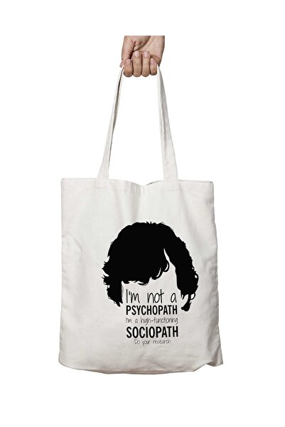 ART HEDİYE حقيبة شيرلوك هولمز عالية الوظائف قابلة للغسل على الوجهين للمدرسة و...