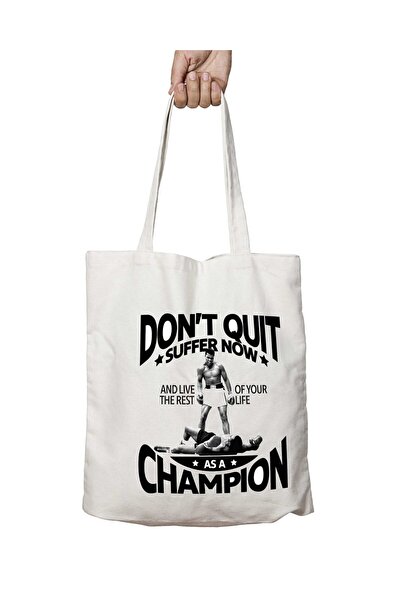 ART HEDİYE Мухаммед Алі, чемпіон з боксу - двостороння міцна та пральна сумка...